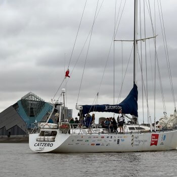 CatZero yacht sailing the Humber